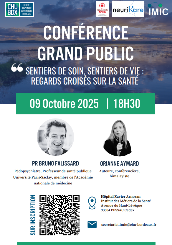 Conférence Grand Public : Sentiers de soin, sentiers de vie – Regards croisés sur la santé